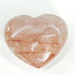 FIRE QUARTZ HEMATITE QUARTZ CARVED POLISHED HEART